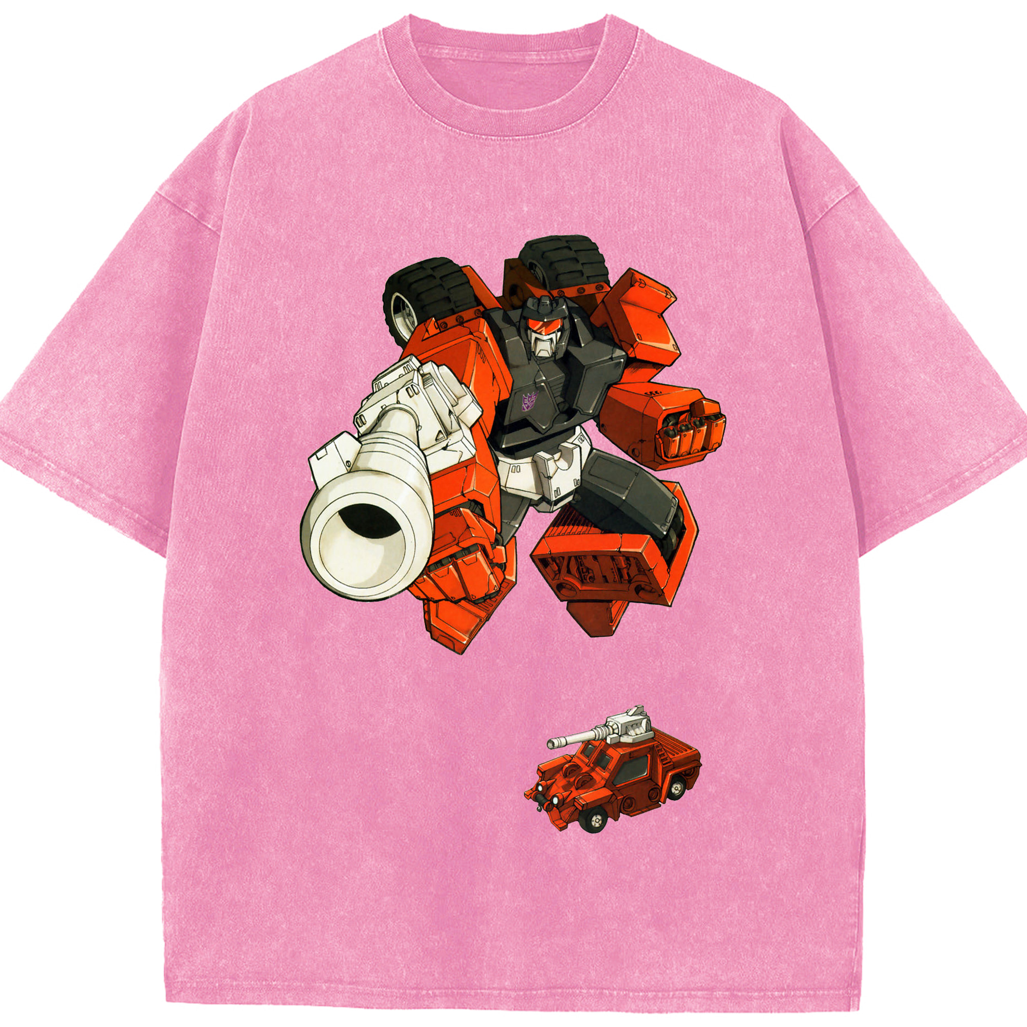（画像用）  綿100% ヴィンテージ風 半袖Tシャツ（フロントプリント）